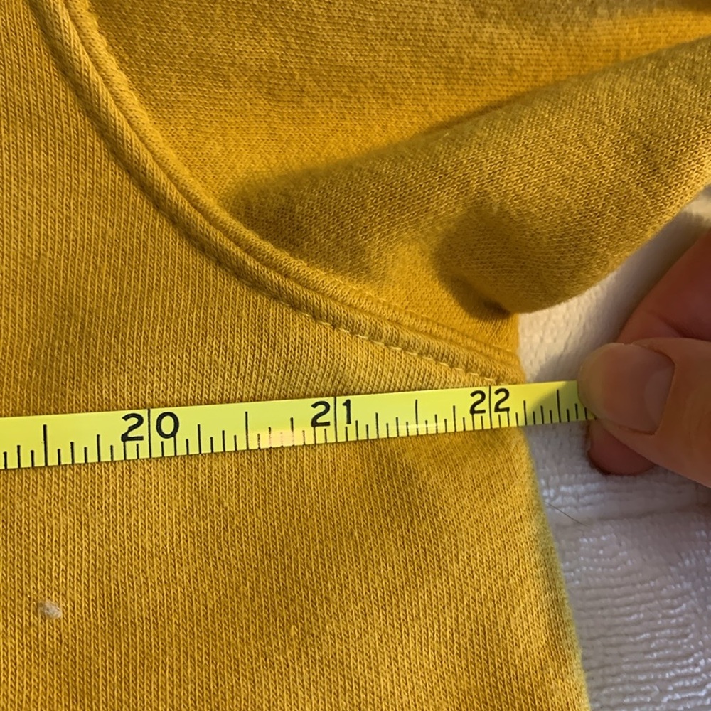 The North Face yellow mustard hoodie size medium - Picture 7 of 10